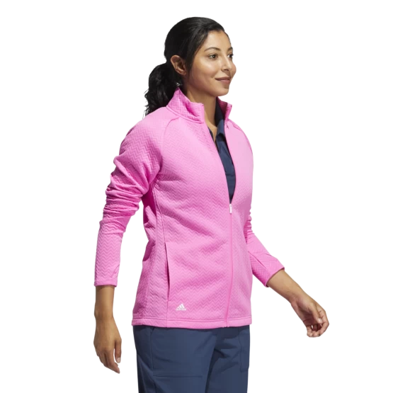 Vêtements D'extérieur Textured FZ Layer Adidas à Vendre Aux Meilleurs Prix Au Canada | Golf Avenue – Image 4