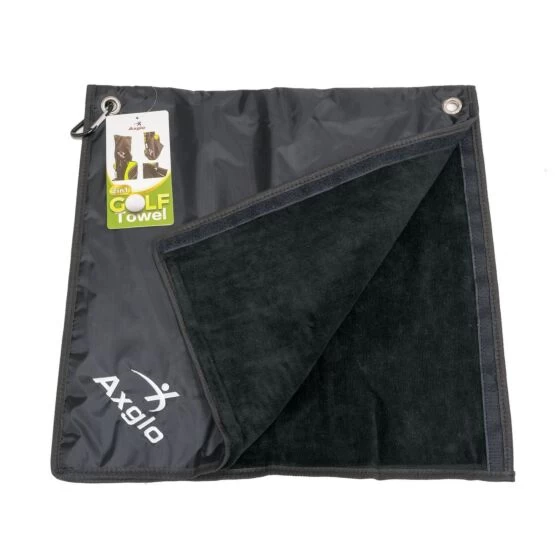 Serviette 2-in-1 Rain Hood Towel Axglo à Vendre Aux Meilleurs Prix Au Canada | Golf Avenue – Image 4